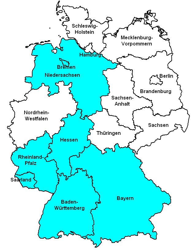 Beteiligten Bundesländer ZEB2009A